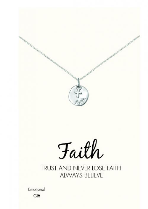 Cross Faith Pendant Necklace